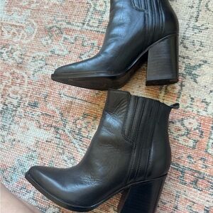 Marc Fisher Black Ankle Booties